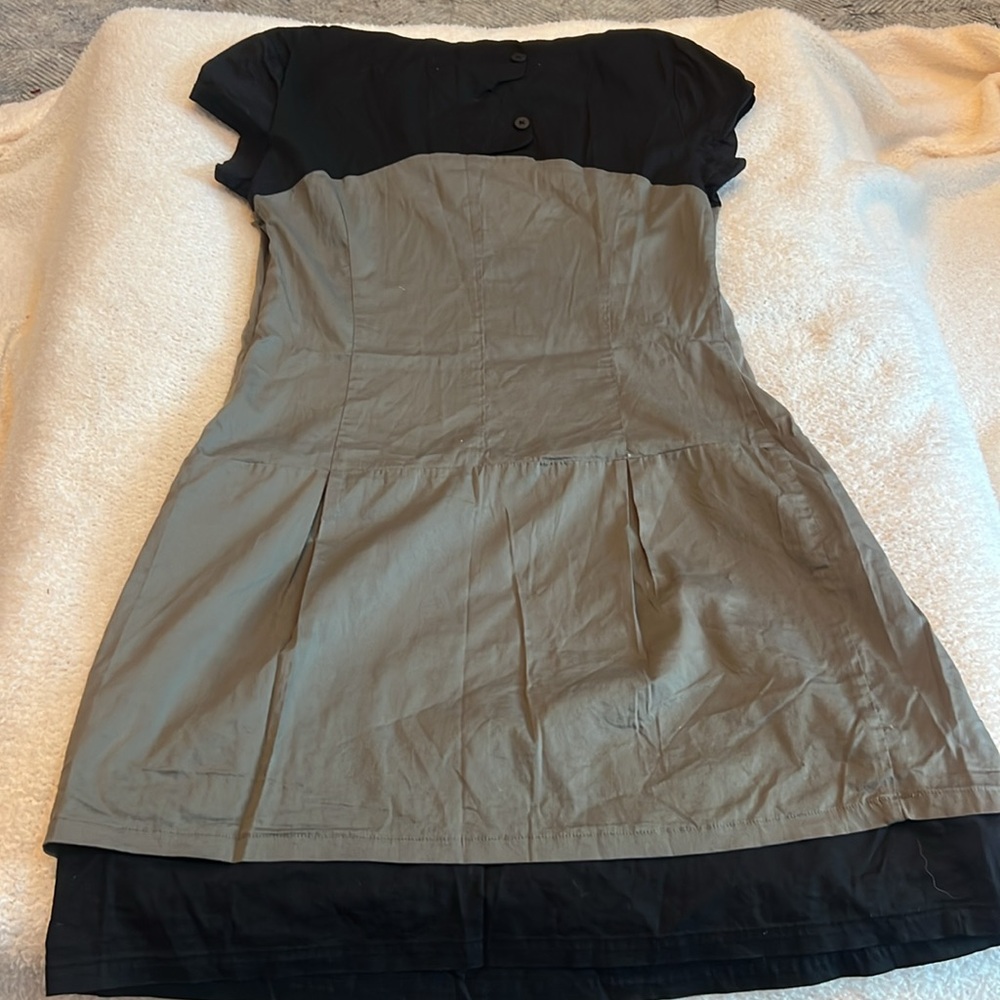 Skunkfunk women’s green and black short sleeve dress size 4 - Picture 6 of 10